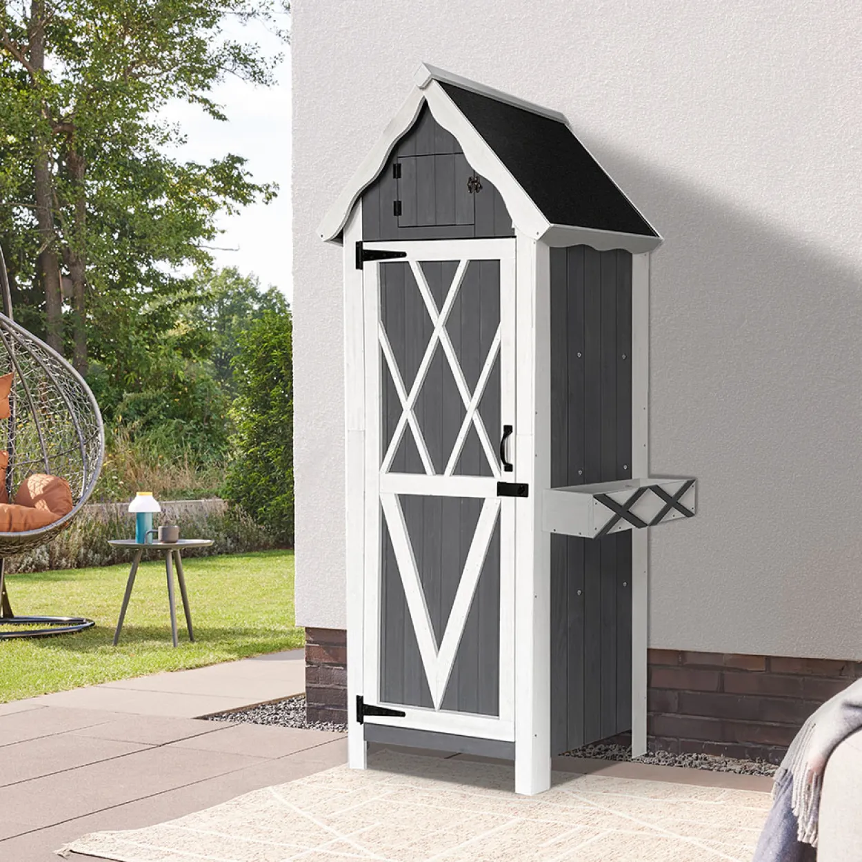 Gartenschrank aus Holz YANA - XL