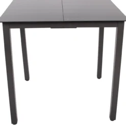 Gartentisch aus Alu 80x80 Schwarz