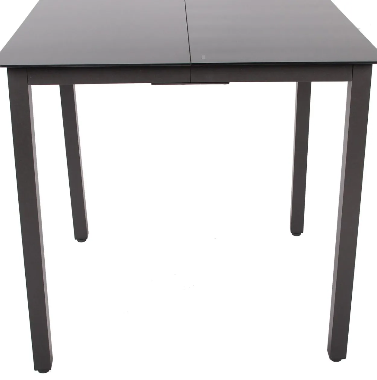 Gartentisch aus Alu 80x80 Schwarz