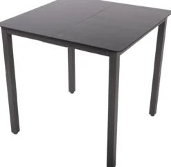 Gartentisch aus Alu 80x80 Schwarz