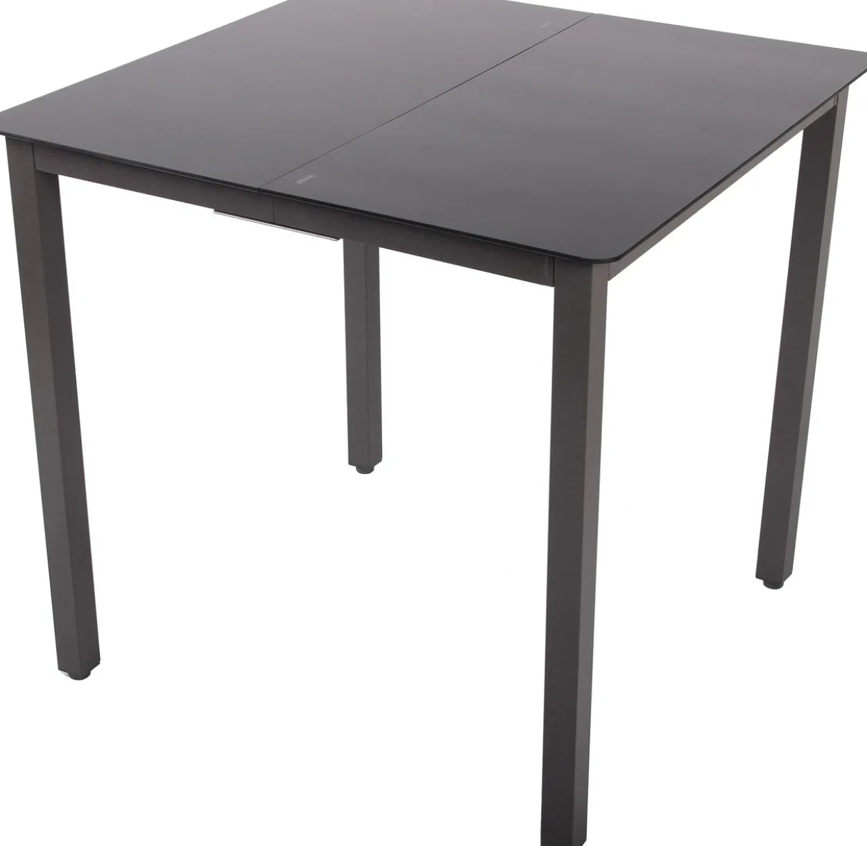 Gartentisch aus Alu 80x80 Schwarz