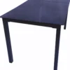 Gartentisch aus Alu 140x80 Schwarz