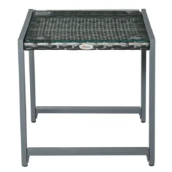 Gartentisch Garten Beistelltisch Tisch Gartenmöbel Polyrattan Hartglas