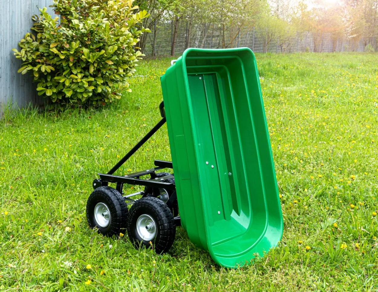 Gartenwagen 75L, ca. 100 x 47,5 x 97,5 cm - Grün
