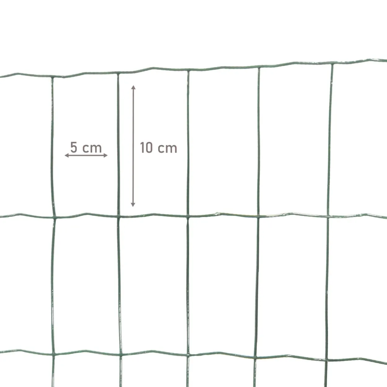 Gartenzaun, Drahtzaun 25 m lang, grün