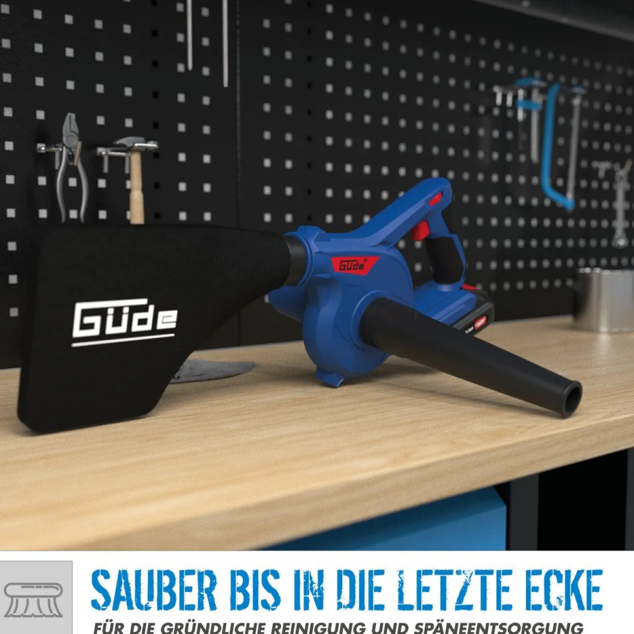 Güde Akku Bläser und Sauger BUS 18-0