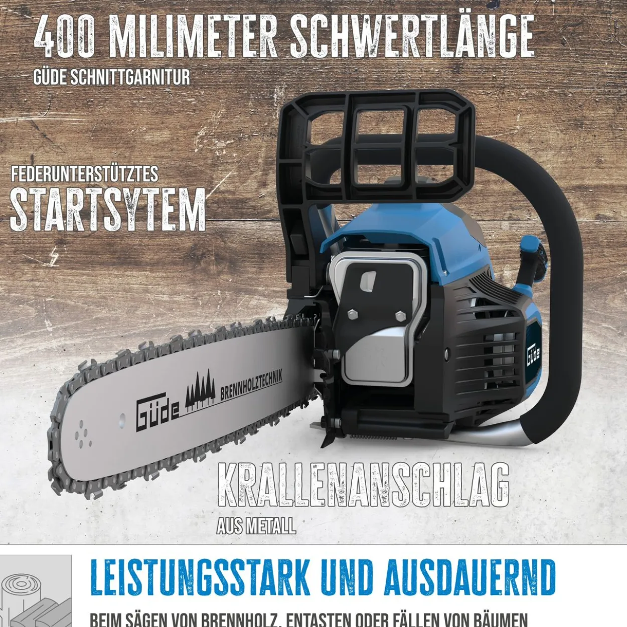 Güde Benzin-Kettensäge KS 400-38