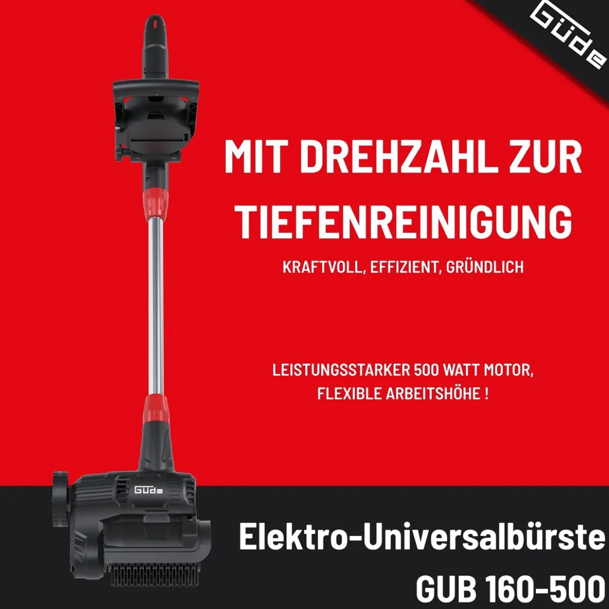 Güde Elektro-Universalbürste GUB 160-500