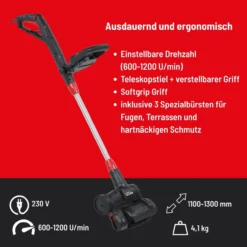 Güde Elektro-Universalbürste GUB 160-500