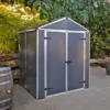 Gerätehaus Rubicon 6x5 Alu Grau 185x154cm