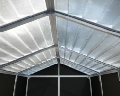 Gerätehaus Rubicon 6x5 Alu Grau 185x154cm