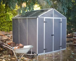 Gerätehaus Rubicon 237X229X235 cm Dunkelgrau