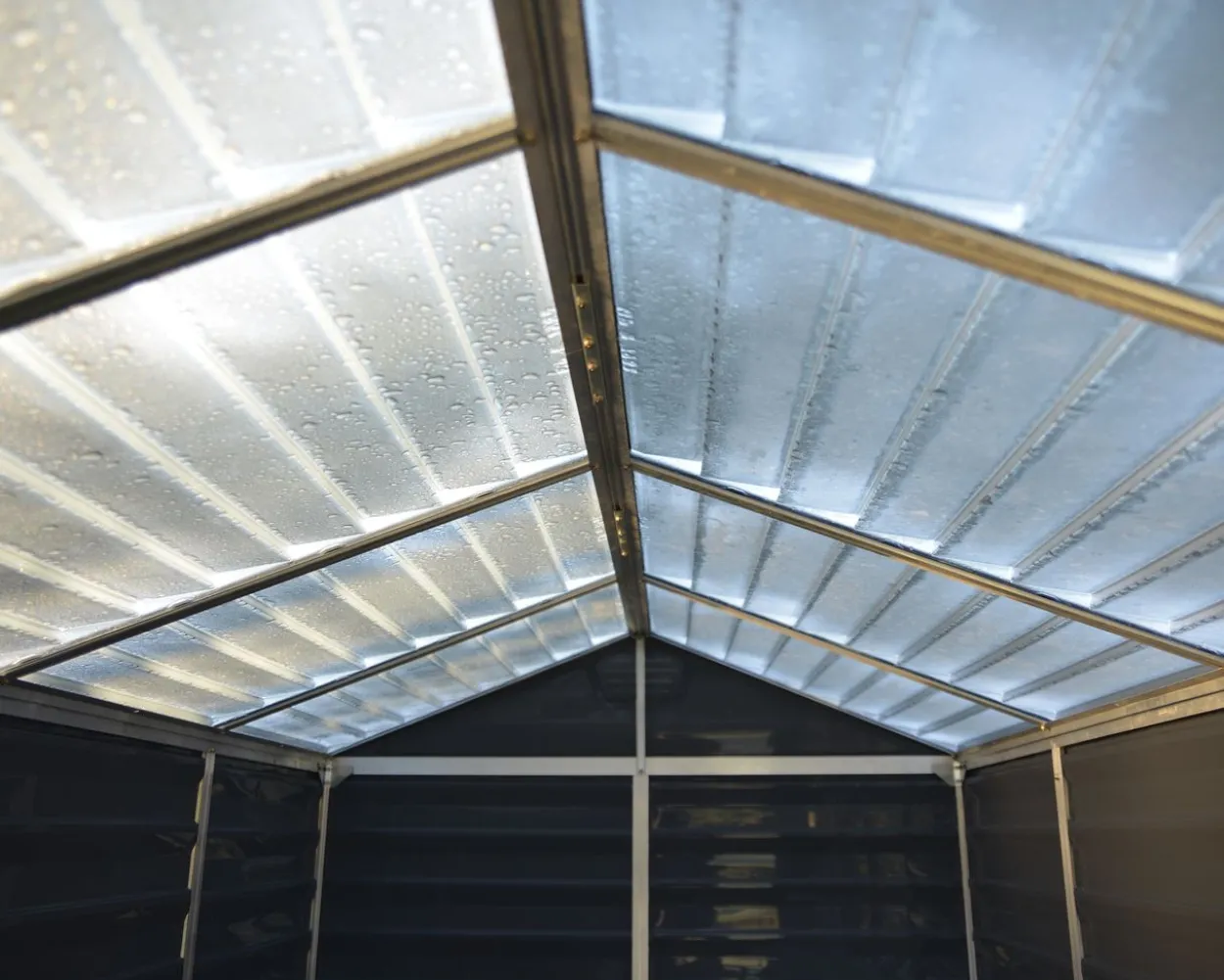 Gerätehaus Skylight 154x185cm M.Grey
