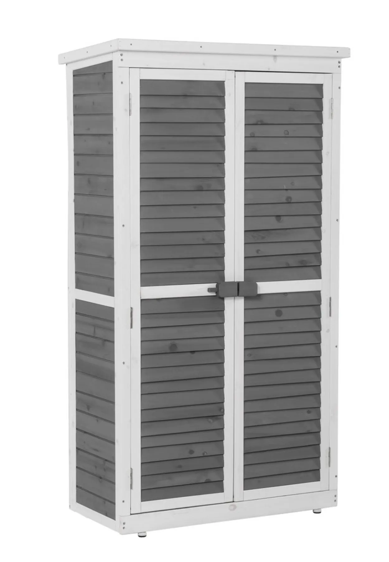 Geräteschuppen, ca. 87 x 46,5 x 160 cm - Grau