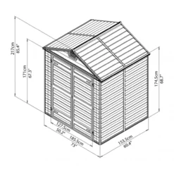 Geräteschuppen 6x5