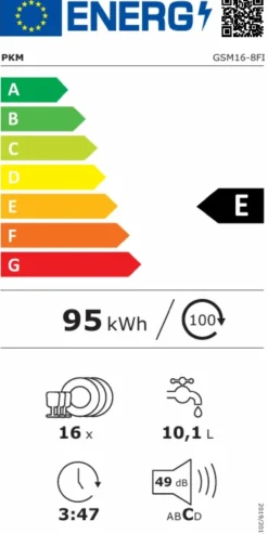 Geschirrspüler, vollintegriert GSM16-8FI