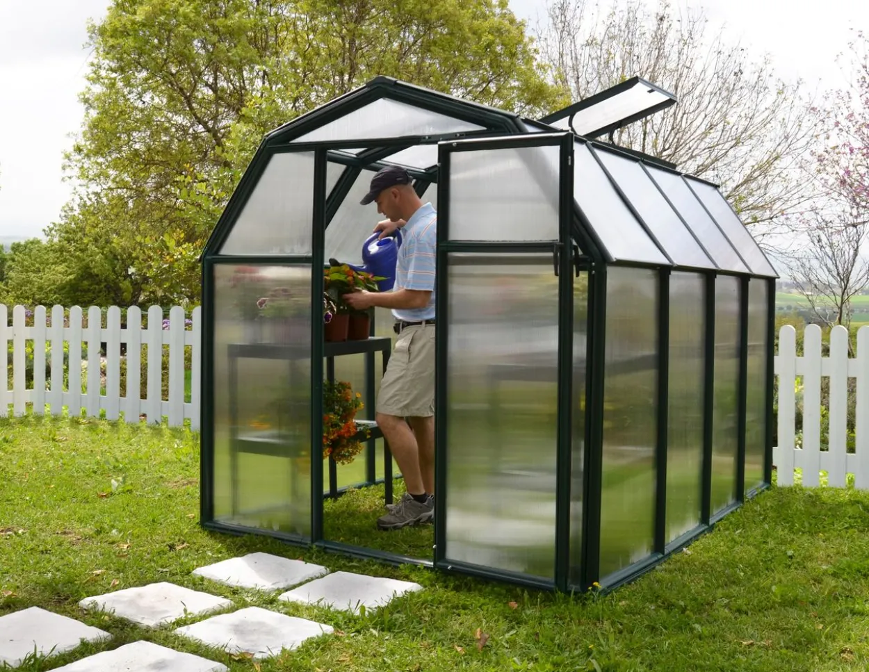 Gewächshaus Eco Grow 259 x 204cm Grün