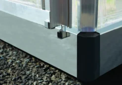 Gewächshaus Harmony 6x6 Alu Silber 185x186cm