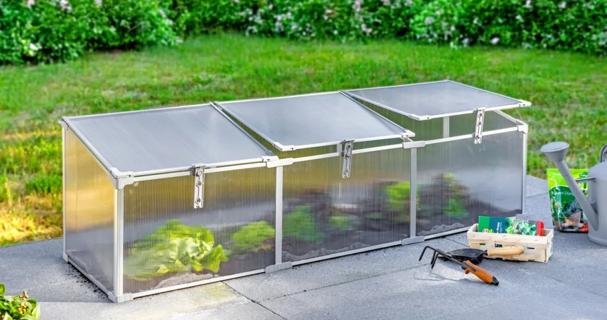 Gewächshaus Modular, ca.180 x 51 x 51 cm- Transparent