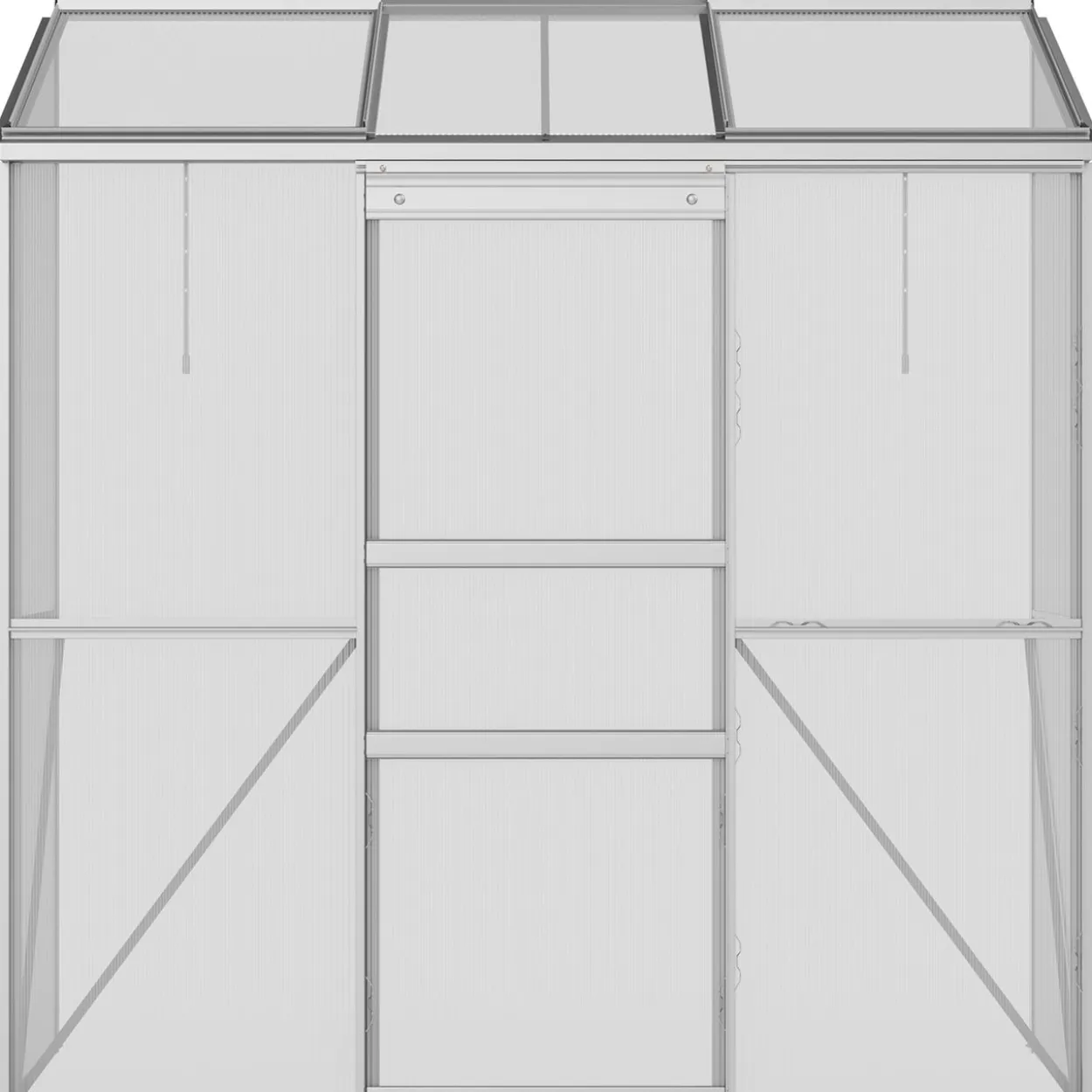Gewächshaus Treibhaus mit Schiebetür