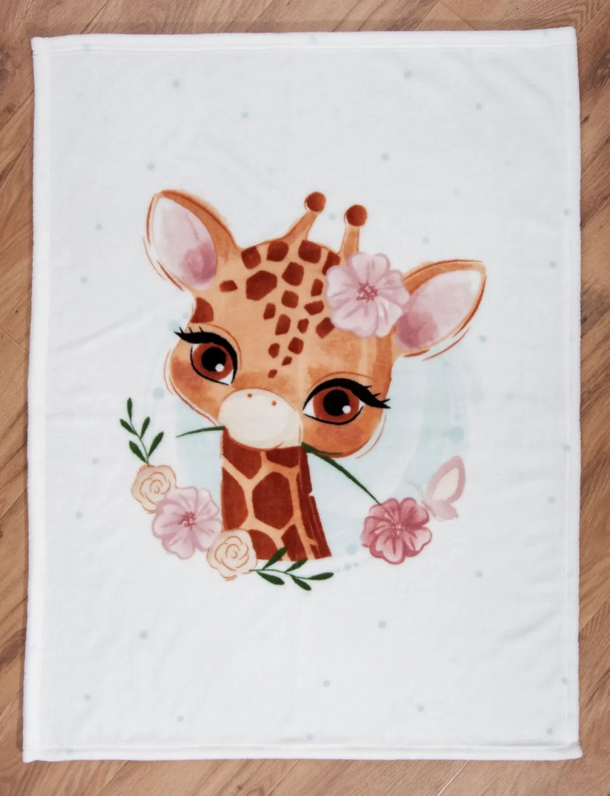 Giraffe Microfaserflausch-Decke Größe 75x100 cm