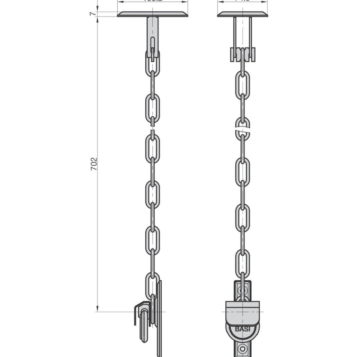 Gitterrostsicherung - GS 100