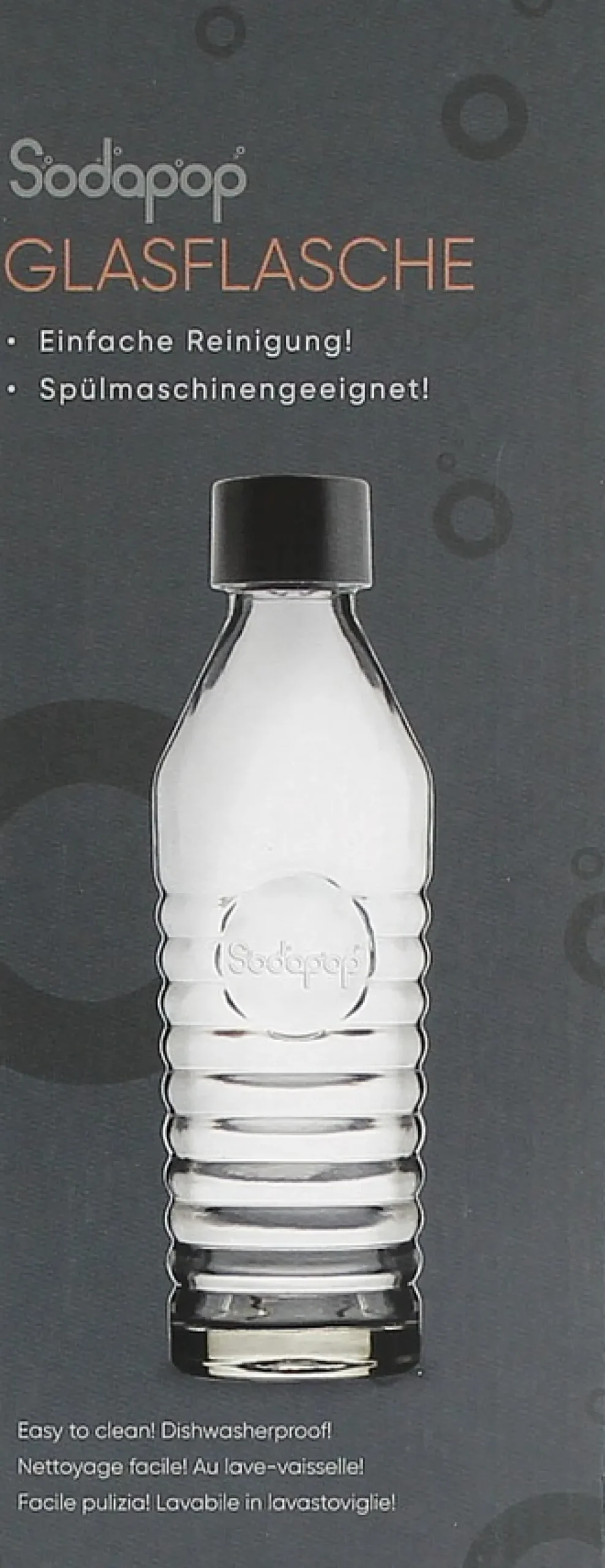 Glaskaraffe 850ml für Sodapop Harold