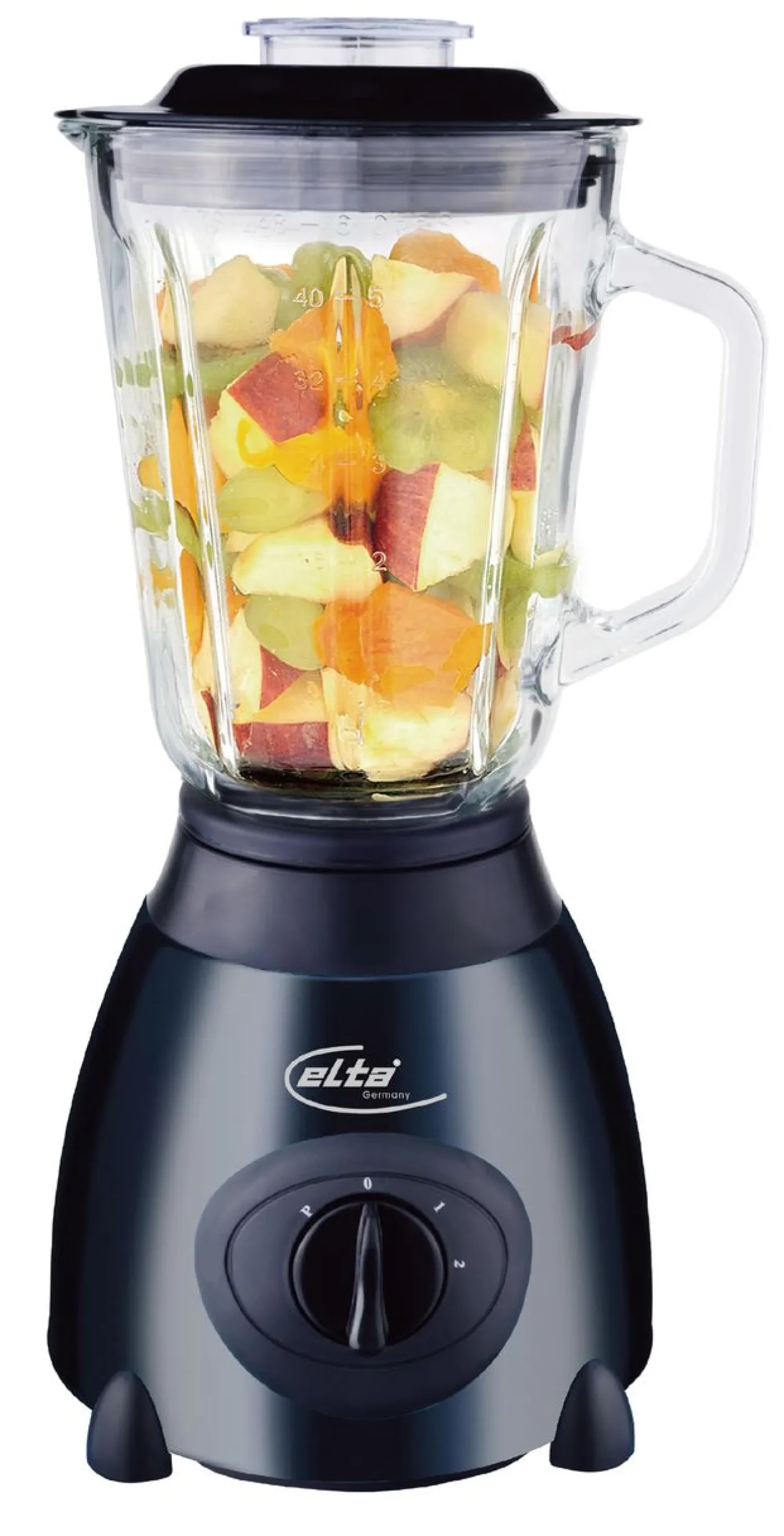 Glas Standmixer MX-600 Edelstahl 1,5L schwarz