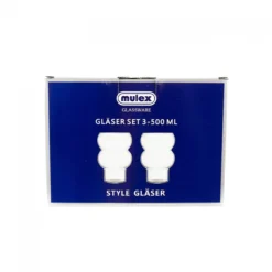 Glas Two Bubble Cocktail- 500ml - Heißgetränke Kaffeeglas, Hitzebeständig Trinkglas