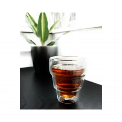 Gläser-Set Dopplewandglas Hitzebeständig für Säfte, Tee, Kaffee - 250 ml