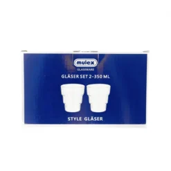 Gläser-Set Hitzebeständig für Heiß- und Kaltgetränke 350 ml aus Borosilikatglas