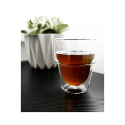 Gläser Set 350 ml Borosilikatglas für Eiskaffee, Tee, Saft Hitzebeständig
