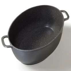 Gourmet Bräter oval mit Aroma-Glasdeckel