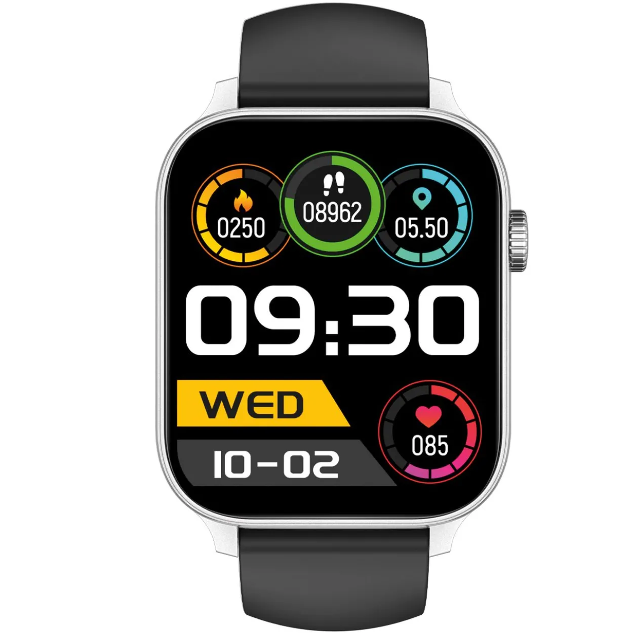 GPS Smartwatch Loca 1.85“ Display silber