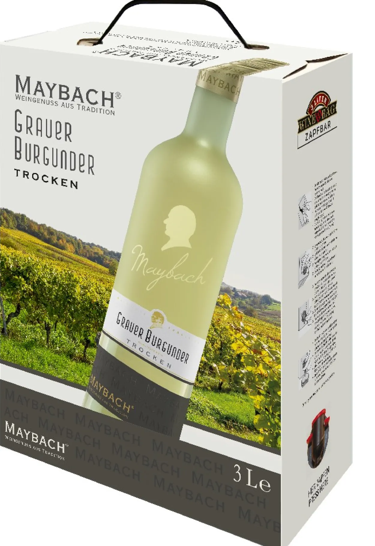 Grauer Burgunder trocken 3,0l Bag in Box