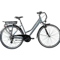 Green 7.7 E Bike Damen Trekkingrad 28 Zoll Pedelec 155 - 185 cm Trekkingrad mit 21 Gang