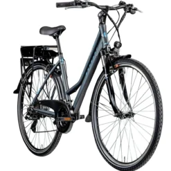 Green 7.7 E Bike Damen Trekkingrad 28 Zoll Pedelec 155 - 185 cm Trekkingrad mit 21 Gang