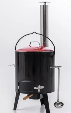 Grillgourmet Emaillierter Eintopfofen/Gulaschkanone