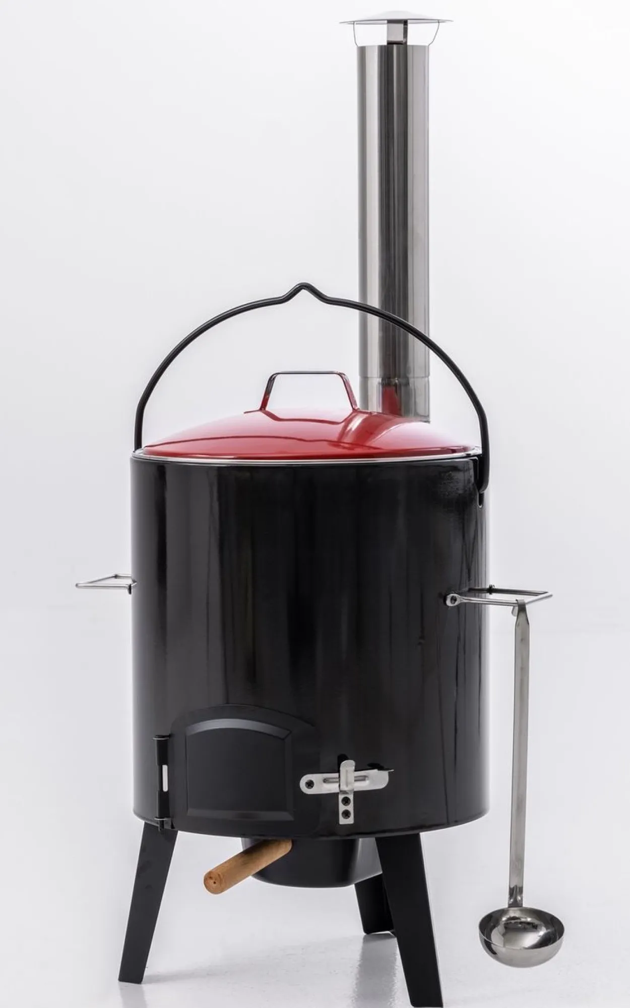 Grillgourmet Emaillierter Eintopfofen/Gulaschkanone