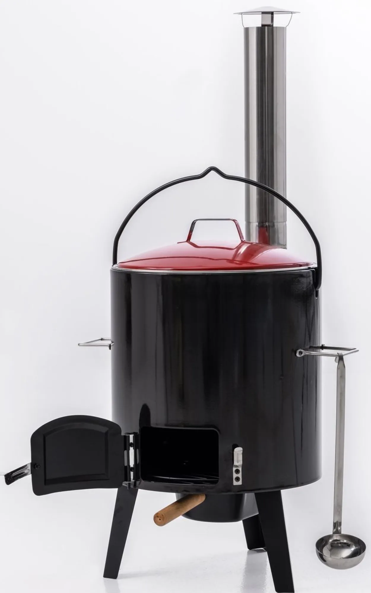 Grillgourmet Emaillierter Eintopfofen/Gulaschkanone
