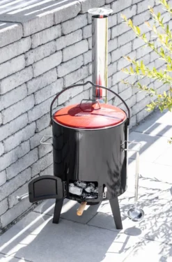 Grillgourmet Emaillierter Eintopfofen/Gulaschkanone