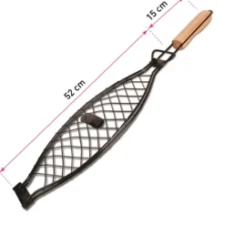 Grillkorb für große Fische