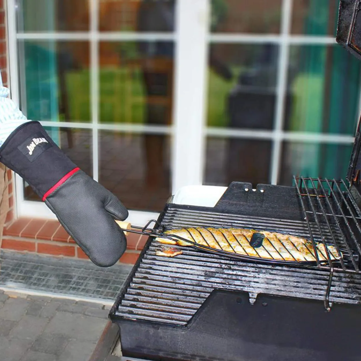 Grillkorb für große Fische