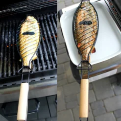 Grillkorb für große Fische