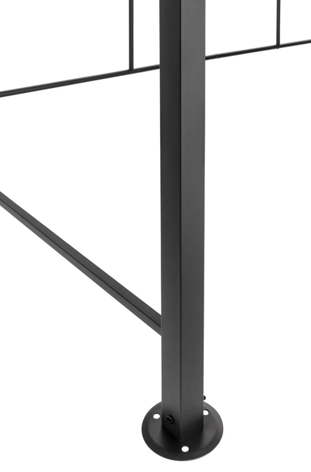 Grillpavillon aus Aluminium, ca. 165 x 275 x 235 cm - Anthrazit
