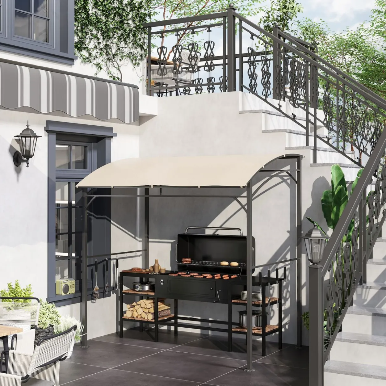 Grillpavillon BBQ-Pavillon Grill Pavillon Gartenzelt