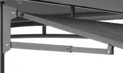 Grillpavillon mit zwei zusätzlichen Markisen, ca. 240 x 150 x 250 cm