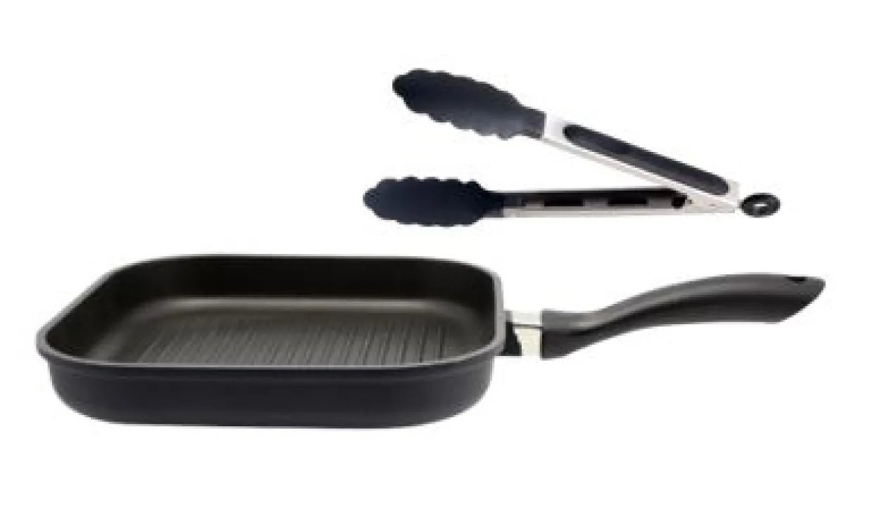 Grillpfannen Set 2tlg "Alucast"