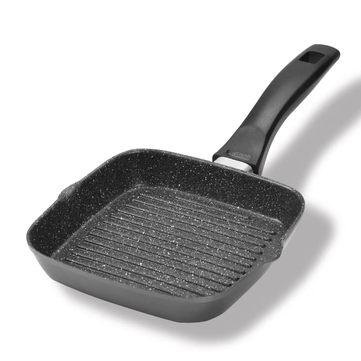 Grillpfanne 16 x 16 cm, mit 2 Ausgüssen