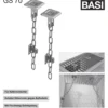 GS70 Gitterrostsicherung mit Kette